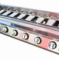 Alternative view of Mesin Pemanggang Serbaguna Stainless 8 Tungku Gas Grillo MKS-PG8