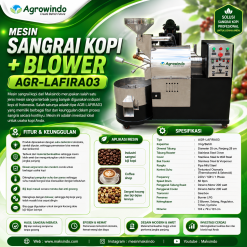 Mesin Sangrai Kopi + Blower AGR-LAFIRA03