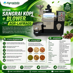 Mesin Sangrai Kopi + Blower AGR-LAFIRA05