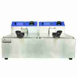 Alternative view of Mesin Penggorengan Serbaguna Electric Deep Fryer 2 Tank Maksindo MKS-82