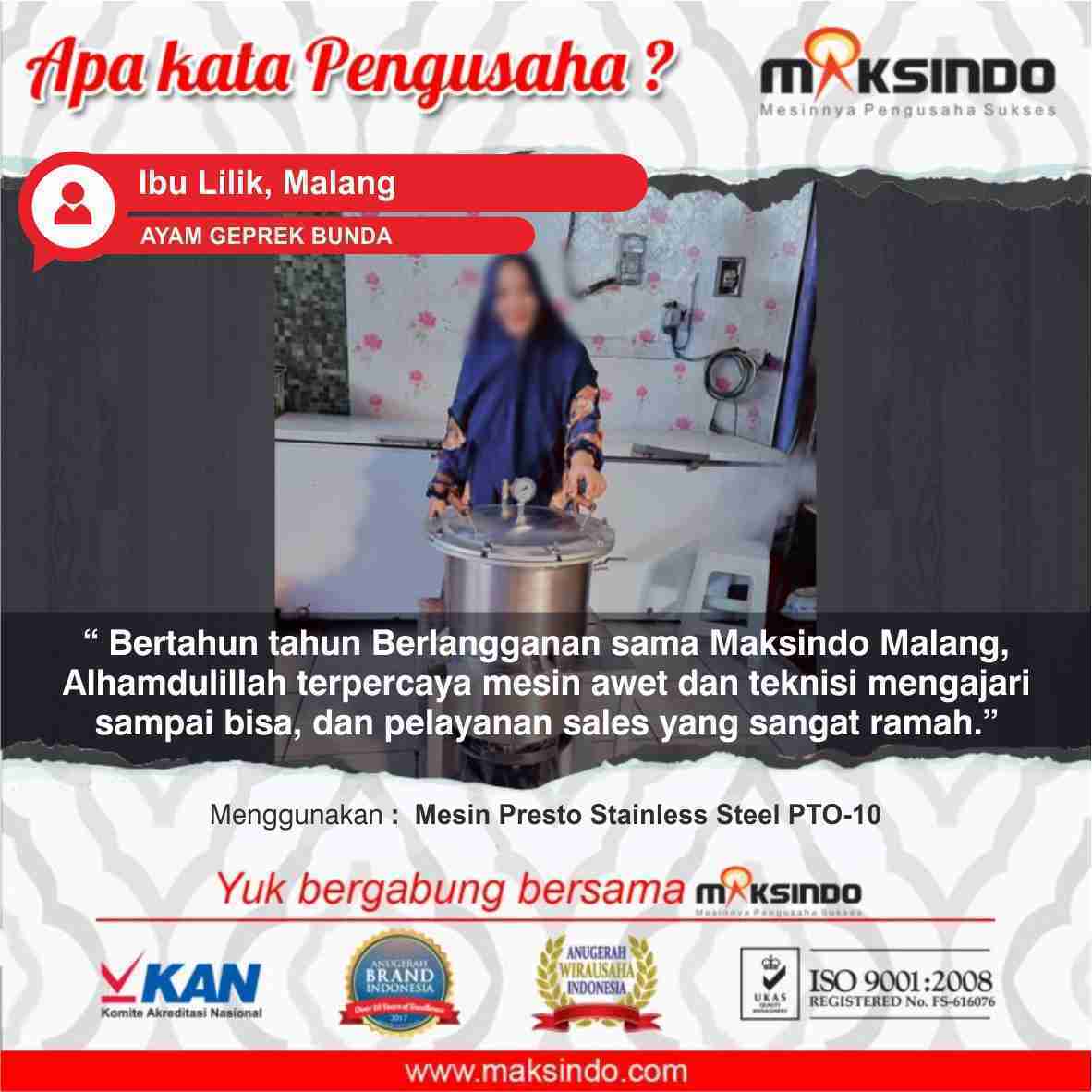 Mesin Presto Stainless Steel Untuk Industri - Image 6