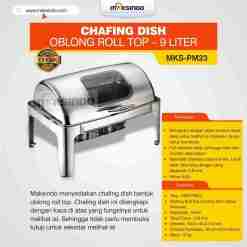 Chafing Dish Oblong Roll Top - 9 Liter MKS-PM23B
