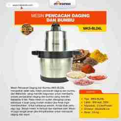 Mesin Pencacah Daging dan Bumbu (Chopper) MKS-BLD6L