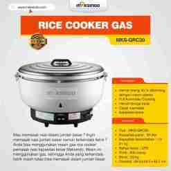 Rice Cooker Gas Kapasitas 30 Liter MKS-GRC30