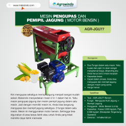 Pengupas dan Pemipil Jagung (Motor Bensin) AGR-JGU77