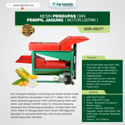 Pengupas Kulit Jagung (Listrik) AGR-JGU55