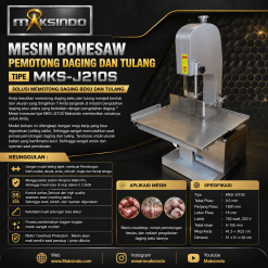 Mesin Bonesaw Pemotong Daging Tulang MKS-J210S