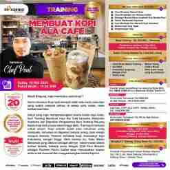 Training Membuat Kopi Ala Cafe 18 Mei 2024