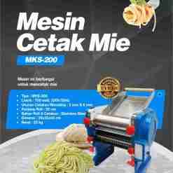 Alternative view of Mesin Cetak Mie MKS-200 (Roll dan Pisau Stainless)