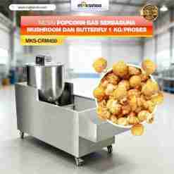 Mesin Popcorn Gas Serbaguna Mushroom dan Butterfly 1 kg/proses MKS-CRM450