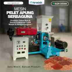 Mesin Pelet Apung Serbaguna AGR-DEX50 Diesel (10 Cetakan)