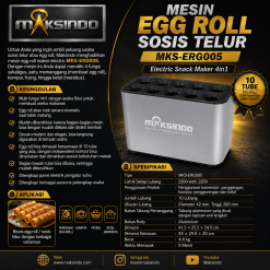Mesin Egg Roll Sosis Telur Snack Maker 4in1 Listrik MKS-ERG005