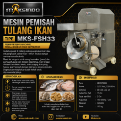 Mesin Pemisah Tulang Ikan MKS-FSH33