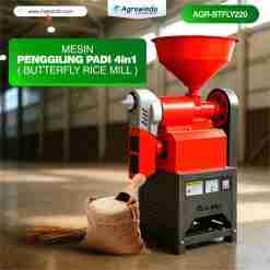 Mesin Penggiling Padi 4in1 (Butterfly Rice Mill) AGR-BTFLY220