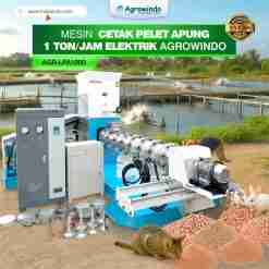 Mesin Cetak Pelet Apung 1 Ton/Jam Elektrik Agrowindo AGR-LPA1000