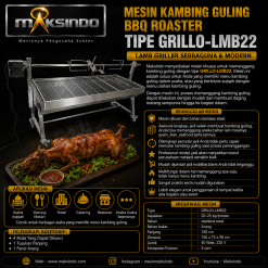 Mesin Kambing Guling BBQ Roaster GRILLO-LMB22