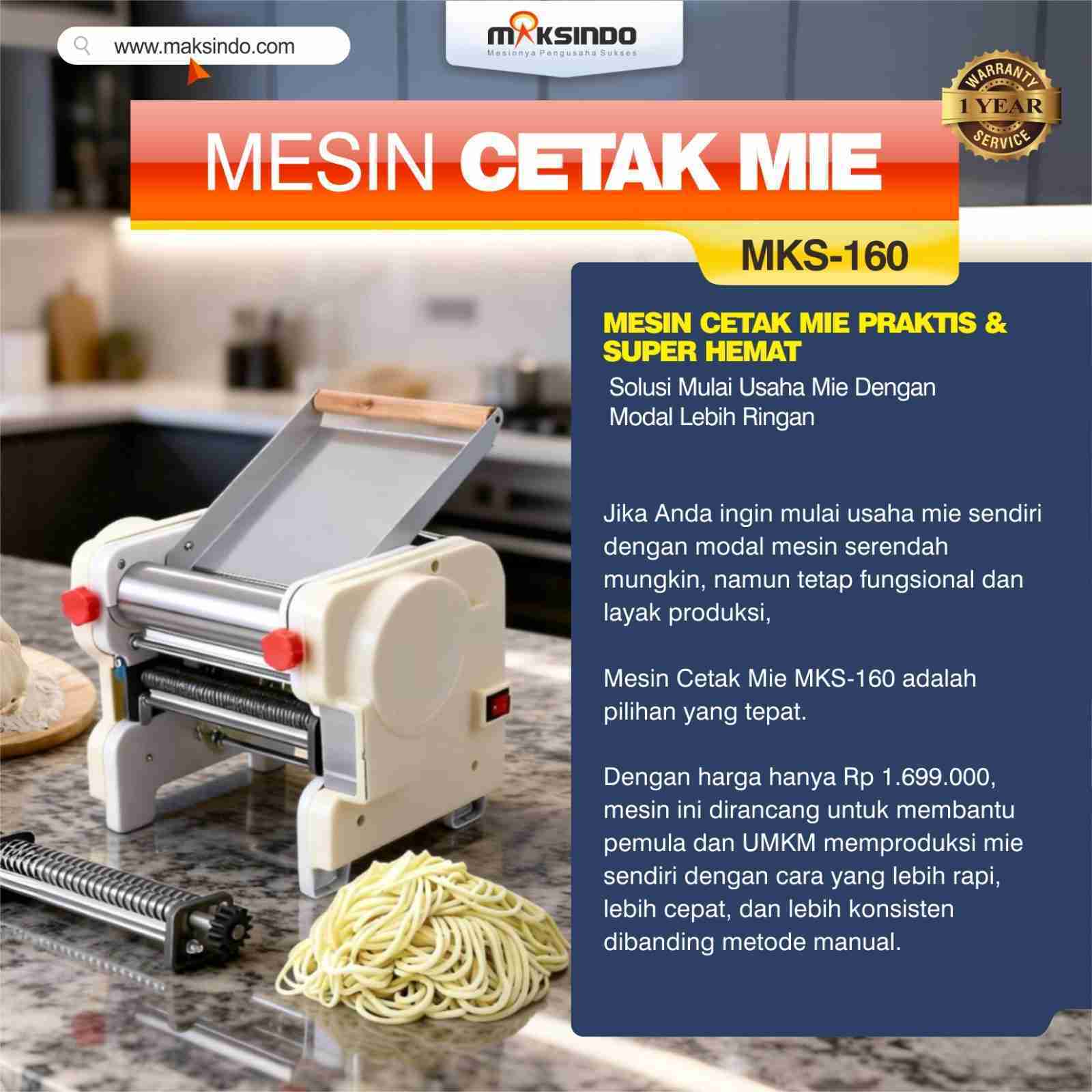 Mesin Cetak Mie MKS-160 - Image 3