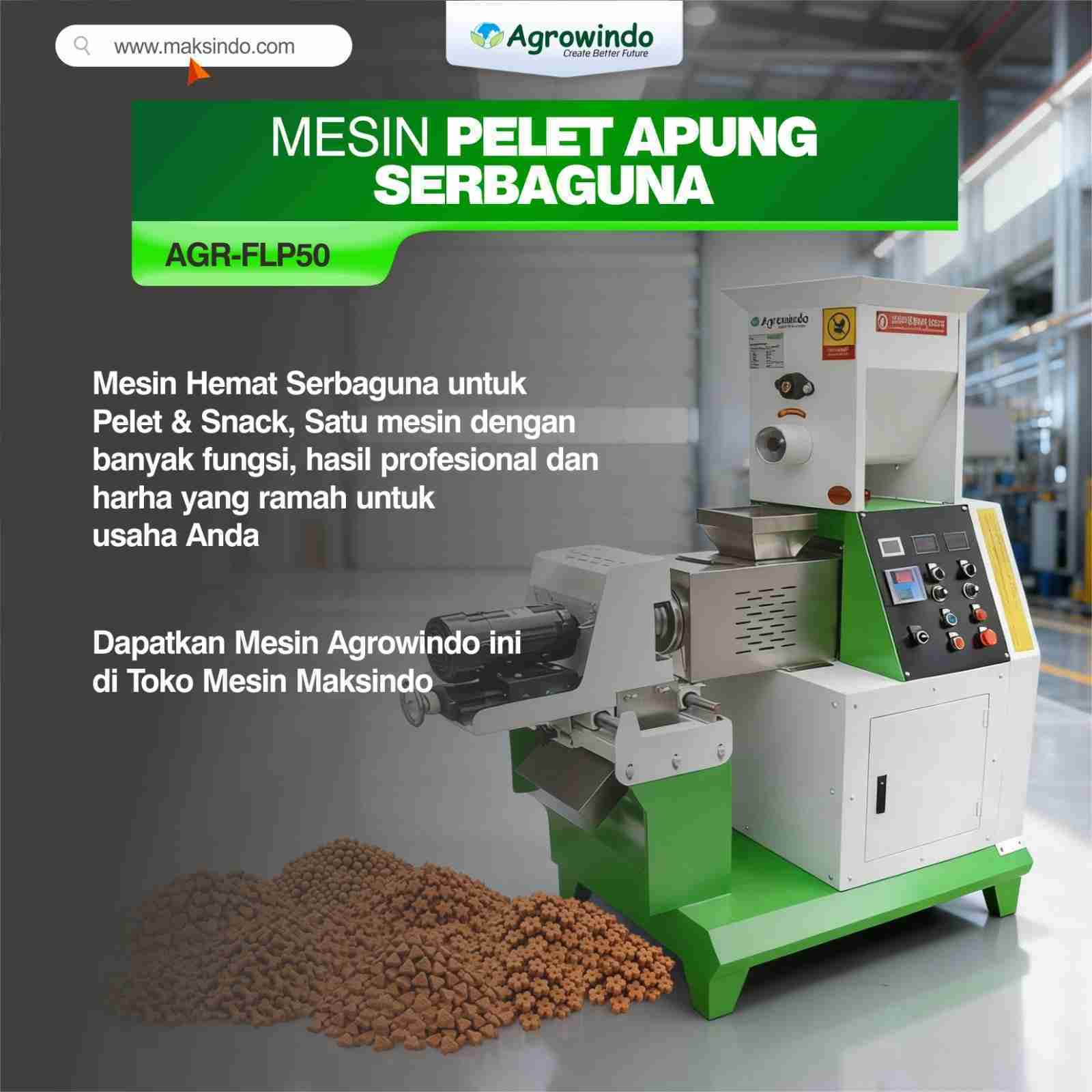 Mesin Pelet Apung Serbaguna AGR-FLP50 Aneka Bentuk (10 Cetakan) - Image 6