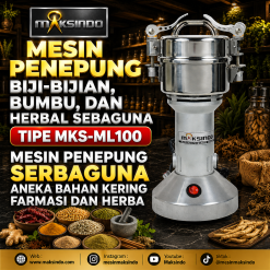Mesin Penepung Biji-Bijian, Bumbu, Dan Herbal Sebaguna MKS-ML100