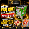 Mesin Egg Roll Gas 6 Lubang GRILLO-GS6